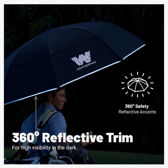 NEW 68” Weatherman Golf Windproof Umbrella - University Florida Gators College - Picture 8 of 16
